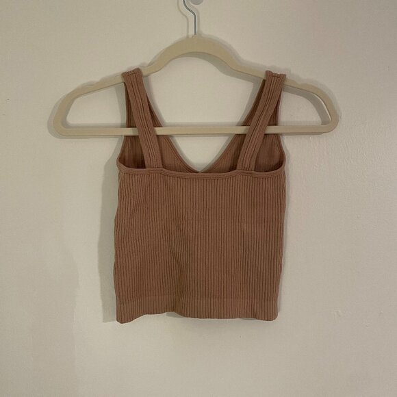 Free People Ribbed Crop Tank Cami - Picture 2 of 3